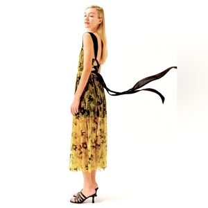 Urban Outfitters Lace Up Maxi Dress XS